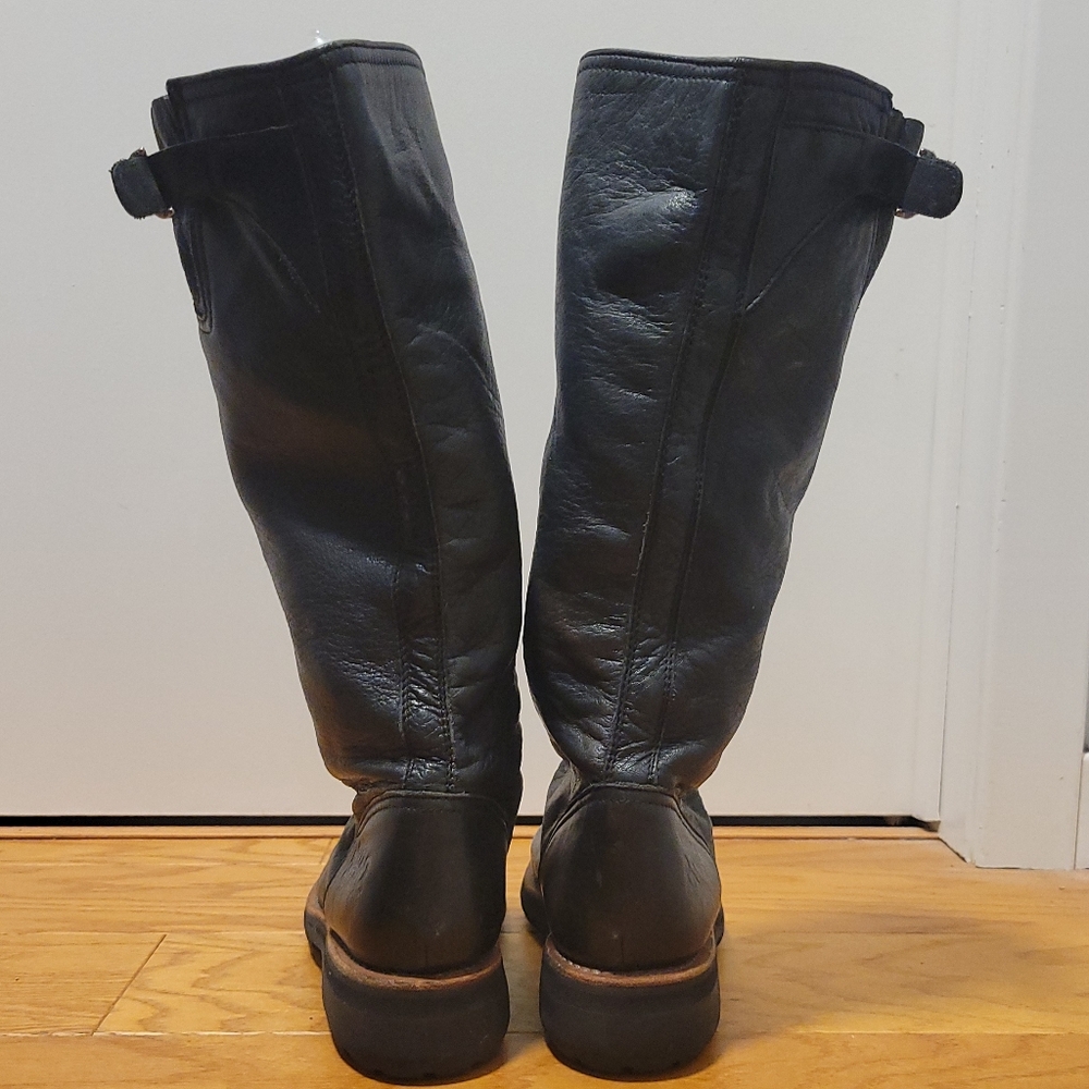 Women’s Blackstone Goodyear Welt Black Leather Boots AW-15, Size 39 - Picture 5 of 6